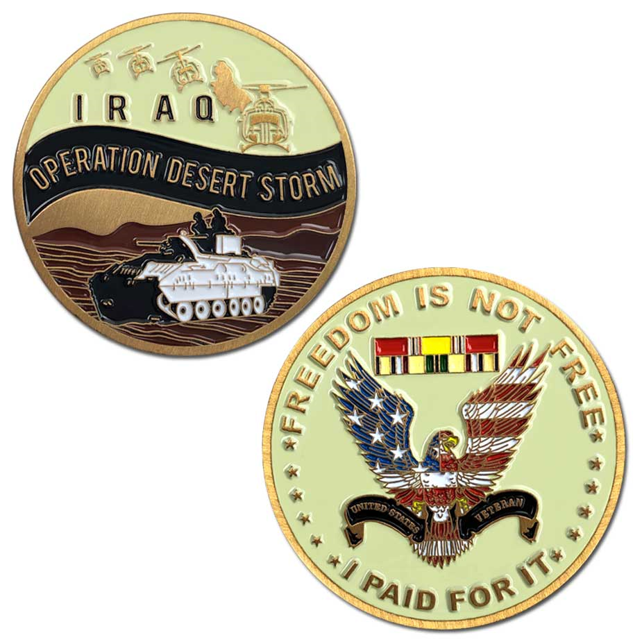 Iraq Operation Desert Storm Challenge Coin 