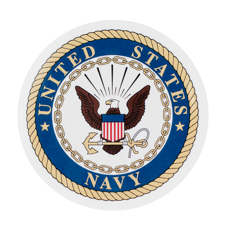 united states navy decal sticker with eagle emblem